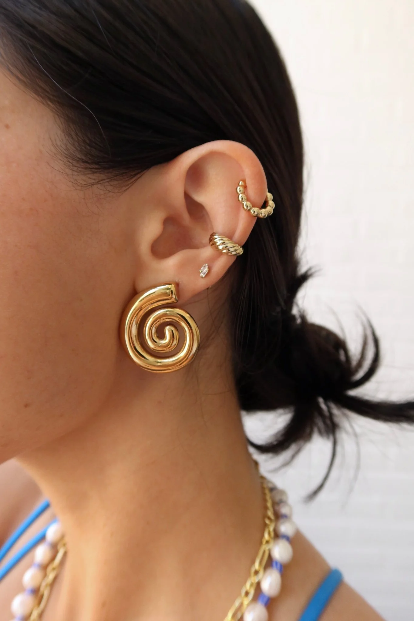 LUCIA SPIRAL STATEMENT STUDS - Image 4