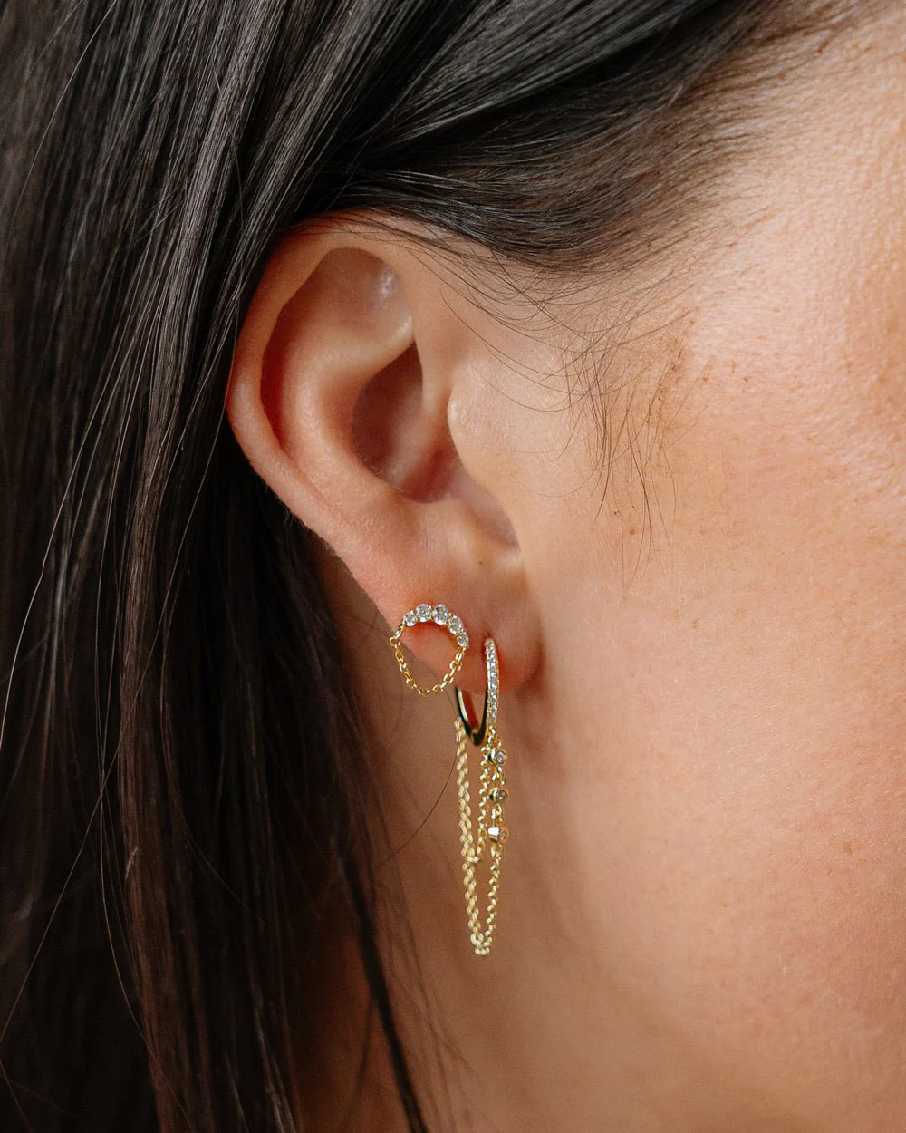 MARGOT DOUBLE CHAIN HUGGIES - Image 10